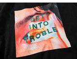 T-shirt "get into trouble" (3 coloris)
